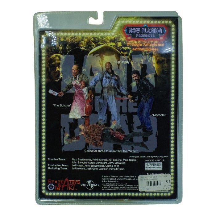 未開封品 SOTA TOYS NOW PLAYING PRESENTS LAND OF THE DEAD BIG DADDY 7インチ フィギュア  中古 a1 - メルカリ