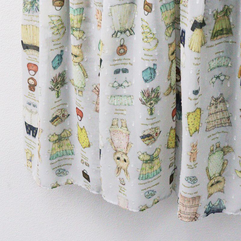 美品 ユキエモン yukiemon 秋テキスタイル きせかえ柄 ワンピース M