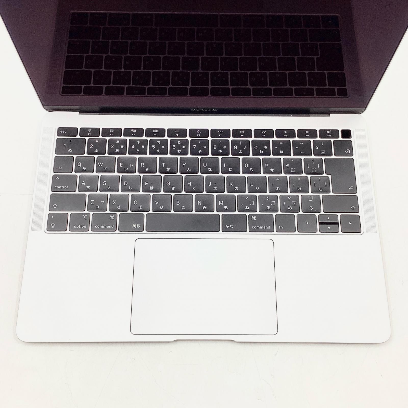 【美品】Macbook Air 2018 13インチ 128GB シルバー Late 2018 Apple MacBook Air with 1.6GHz Dual core Intel Core