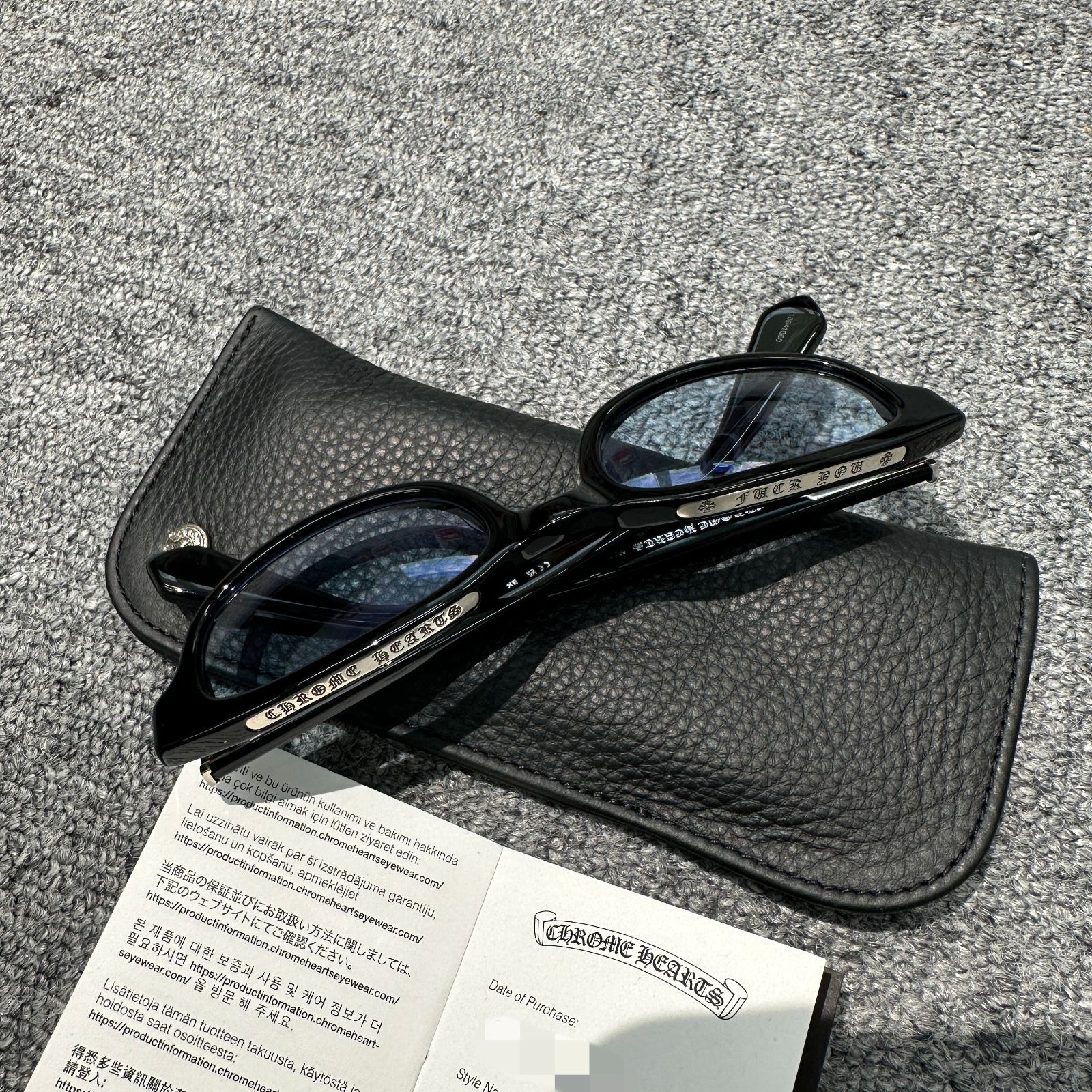 新品未使用 Chrome Hearts クロムハーツ LOWRIDER サングラス 52-21