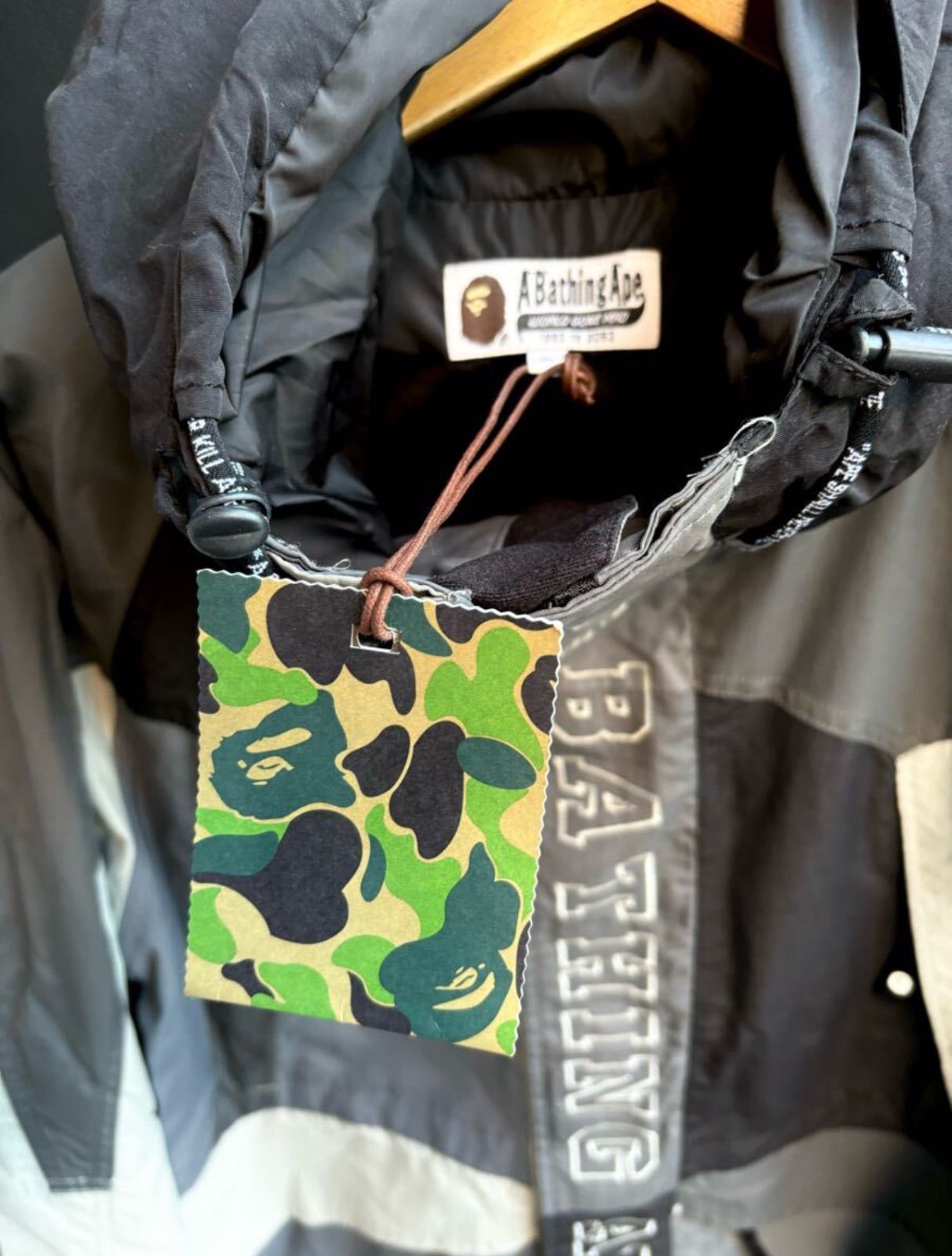 1回使用 美品 A BATHING APE アベイシングエイプ MULTI COLOR