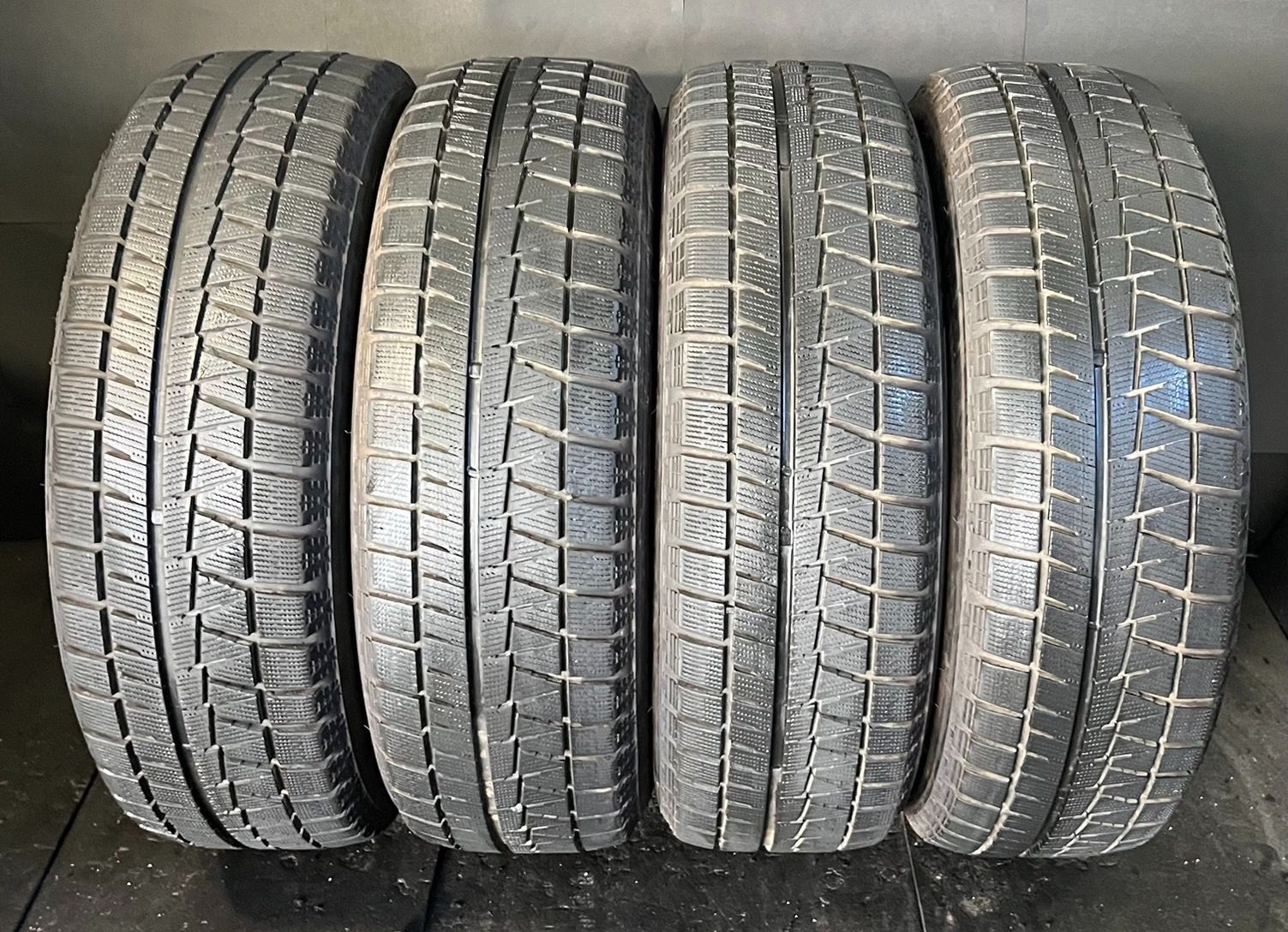 製 約7.5〜7.8分山 ブリヂストン BRIDGESTONE アイスパートナー ICE PARTNER 2 スタッドレス 205 65R16 4本 h_397