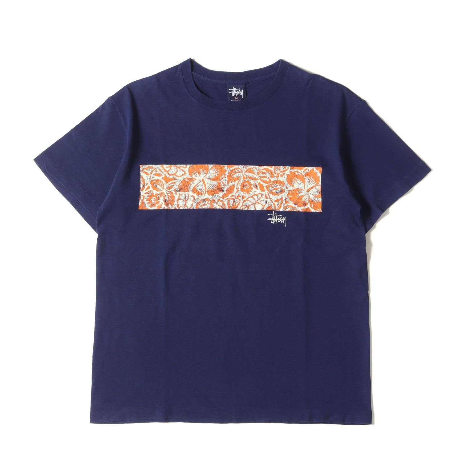STUSSY ステューシー Tシャツ サイズ:M 90s OLD STUSSY フラワー