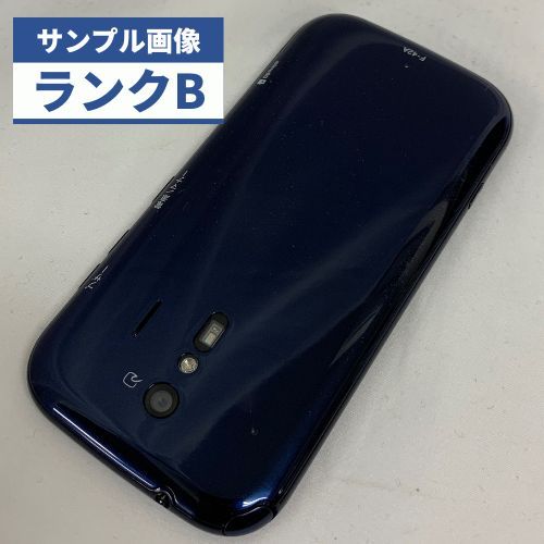 ☆【良品】docomo らくらくスマートフォン F-42A ネイビー - あつまれ