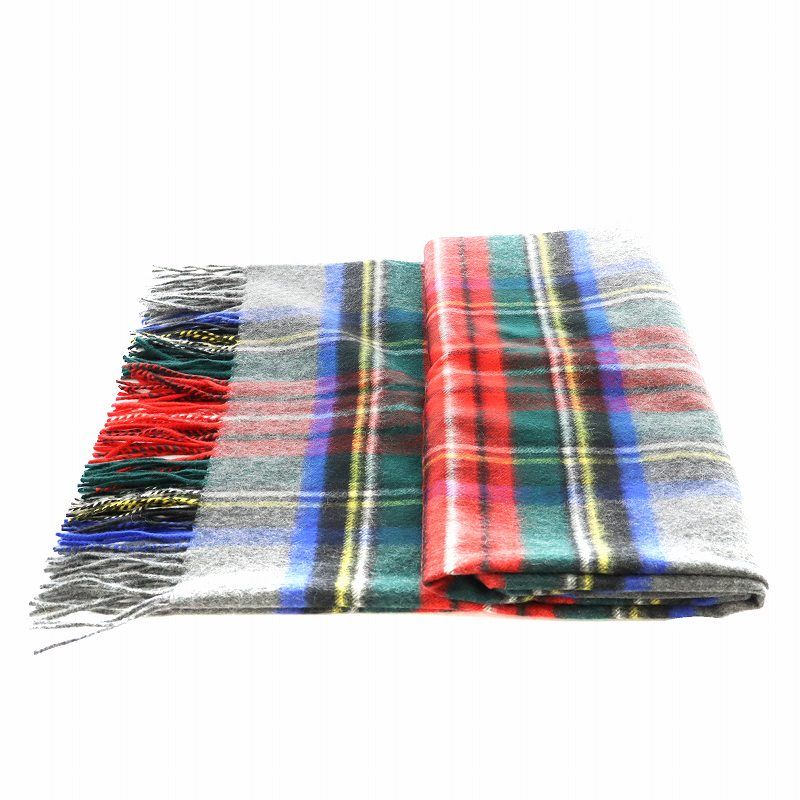 ★正規輸入品★日本別注カラー★ジョンストンズ　グレーグランド　大判　ストール 極美品 ジョンストンズ グリーンレーベル別注 大判ストール グレー