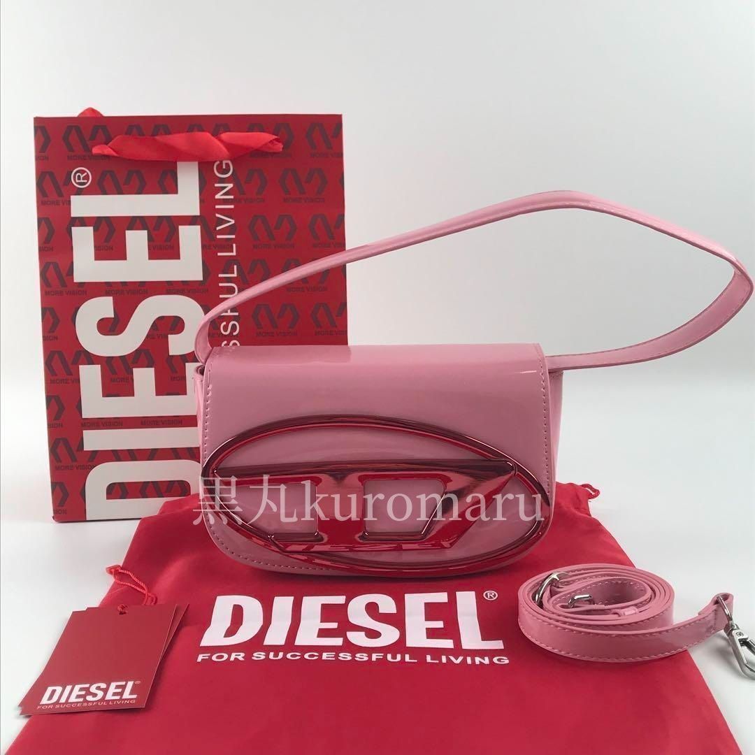 DIESEL ディーゼル ショルダー バッグ1dr 新品-pink