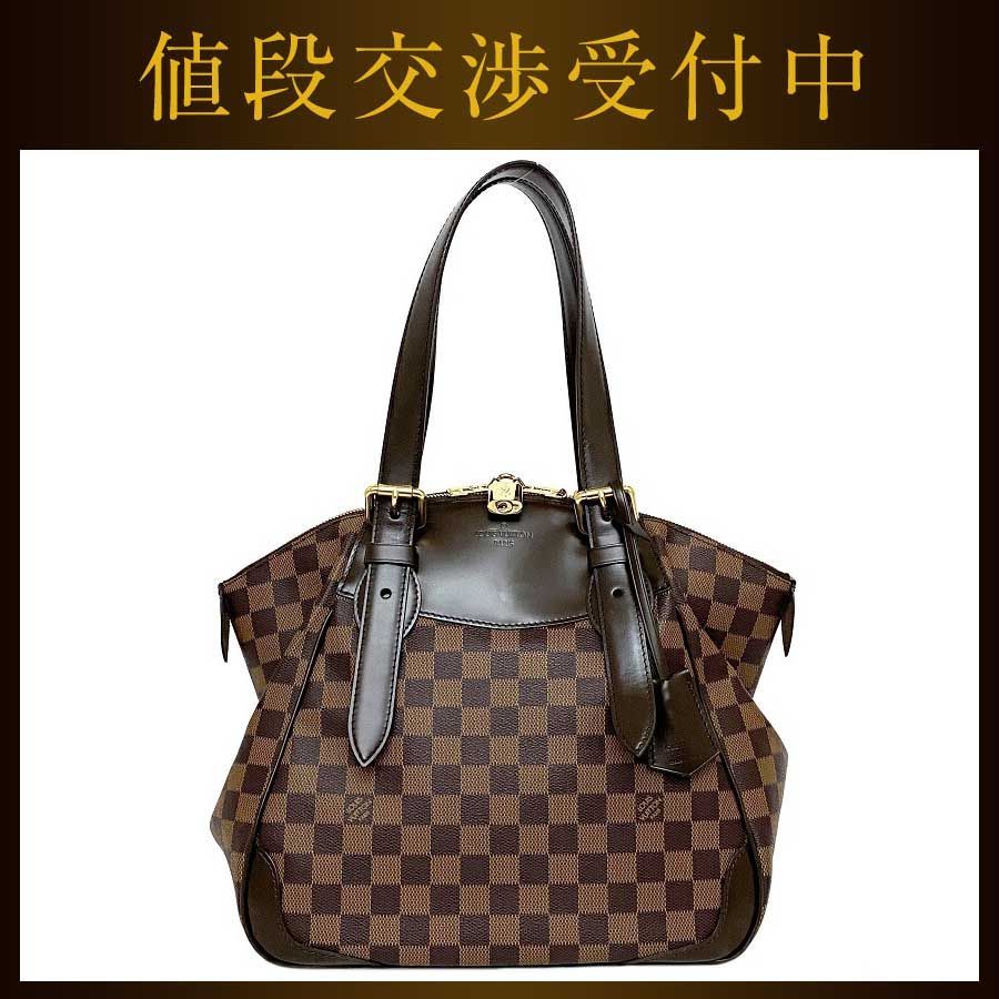 美品】ルイヴィトン ダミエ ヴェローナ MM エベヌ N41118 レディース 