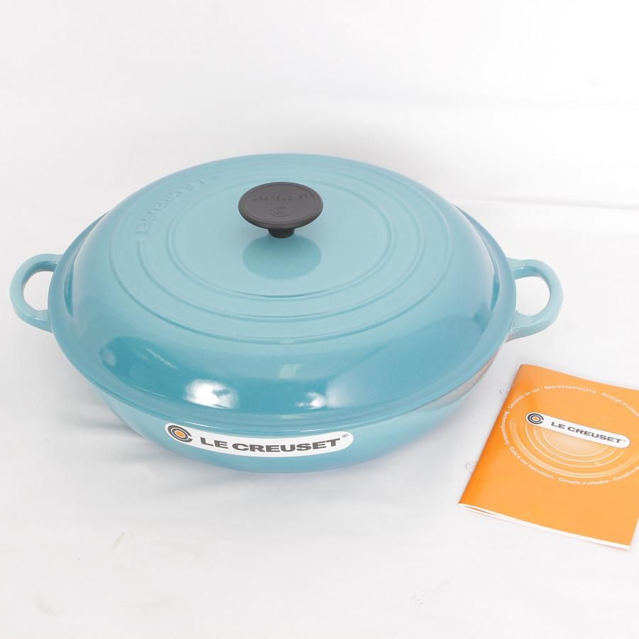 ルクルーゼ　オーバル　ビュッフェキャセロール 21cm カリビアンブルー ルクルーゼ オーバル ビュッフェキャセロール 21cm カリビアンブルー