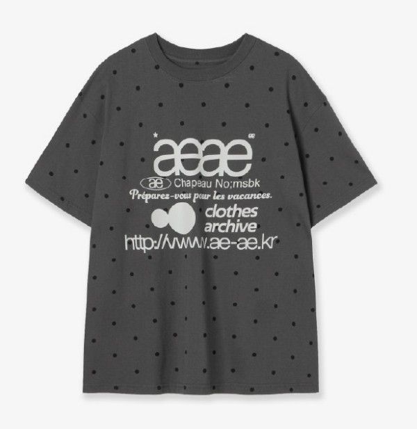 超セール！大人気 【AEAE】 WEB LOGO DOT T-SHIRTS ○送料・関
