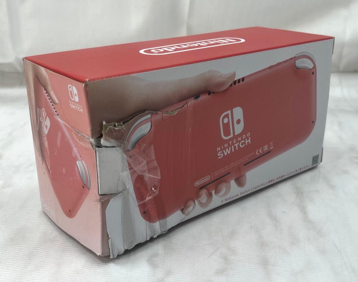 開封済・未使用品】Nintendo Switch Lite コーラル 新品】【未開封品