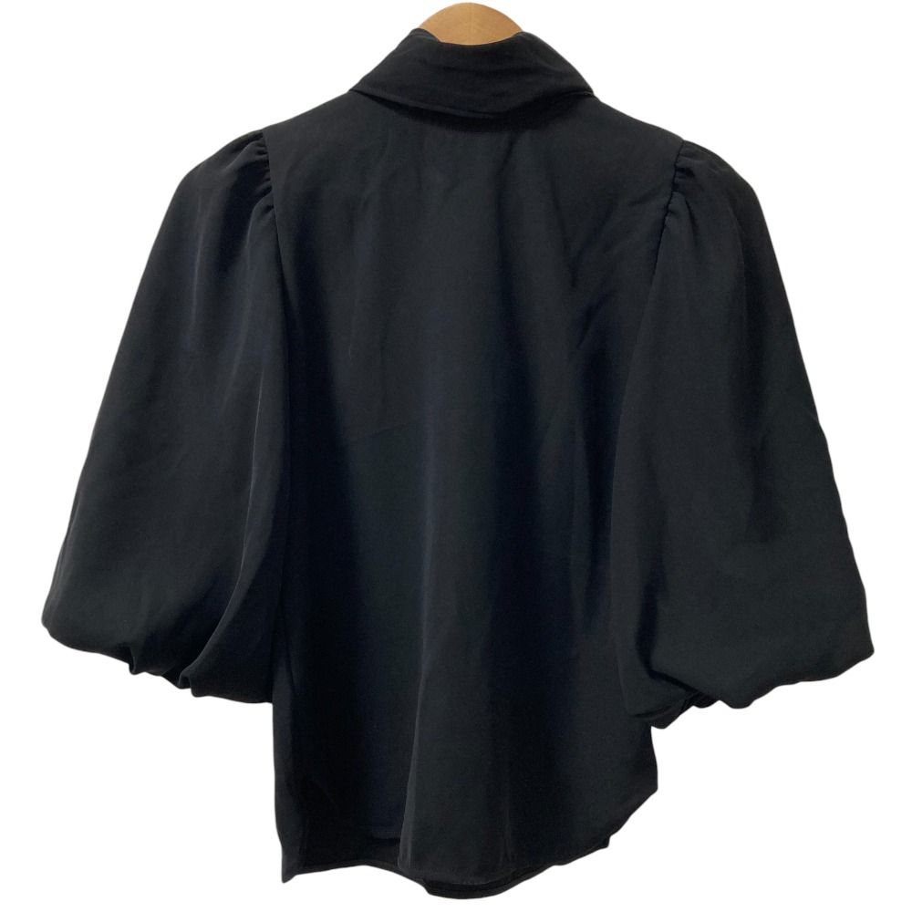 美品 AKKO×Sov. アッコ ソブ ダブスタ ボウタイパフスリーブ ブラウス  