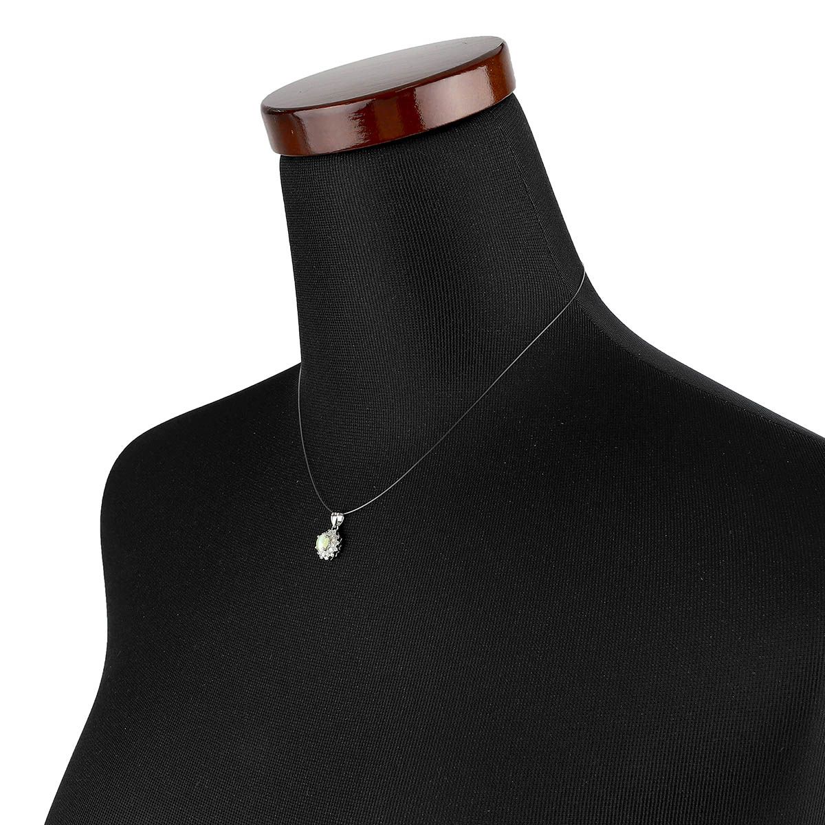 Pt900 クリソベリルキャッツアイ ダイヤモンド ペンダントトップ クリソベリルキャッツアイ 0.87ct ダイヤモンド 0.27ct プラチナ Pt900