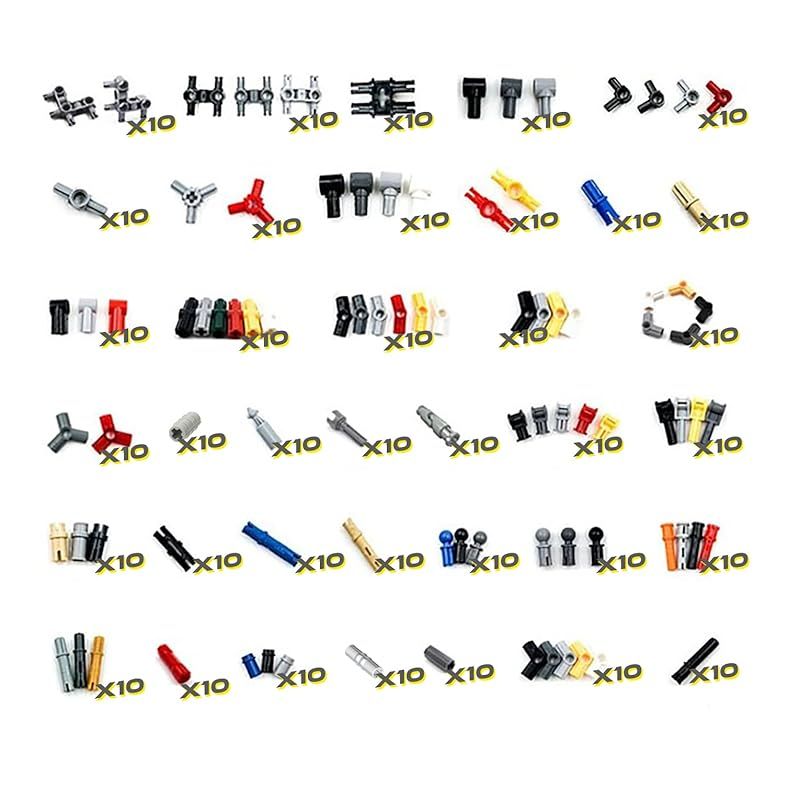 【特価商品】テクニックパーツ レゴブロック ピン リフトアーム ビーム アクスル パネル カービルディングブロック MOC 370PCS と互換性あり