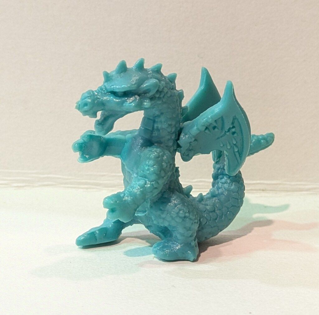 ロッテ ネクロスの要塞 LEVEL1の冒険 ドラゴン DRAGON 青緑