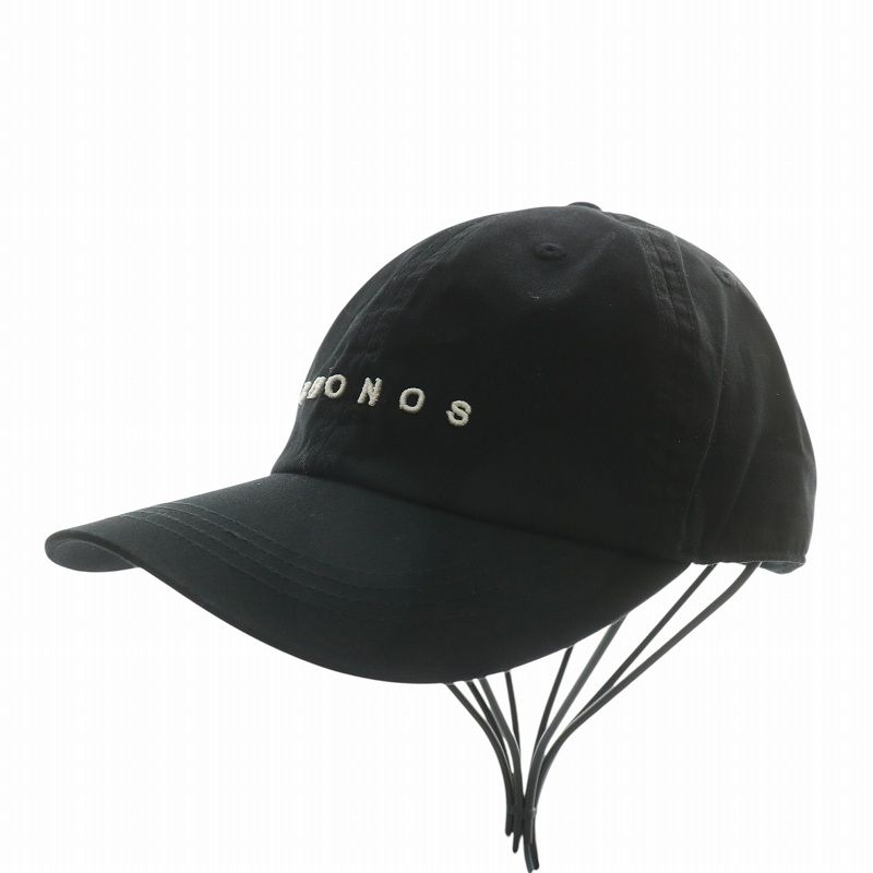 cronos キャップ CRONOS BLACK LOGO CAP【BLACK】