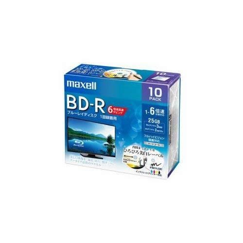 マクセル(maxell) maxell 録画用 BD-R 標準130分 6倍速 ワイド マクセル(maxell) maxell 録画用 BD-R 標準130分 6倍速 ワイド