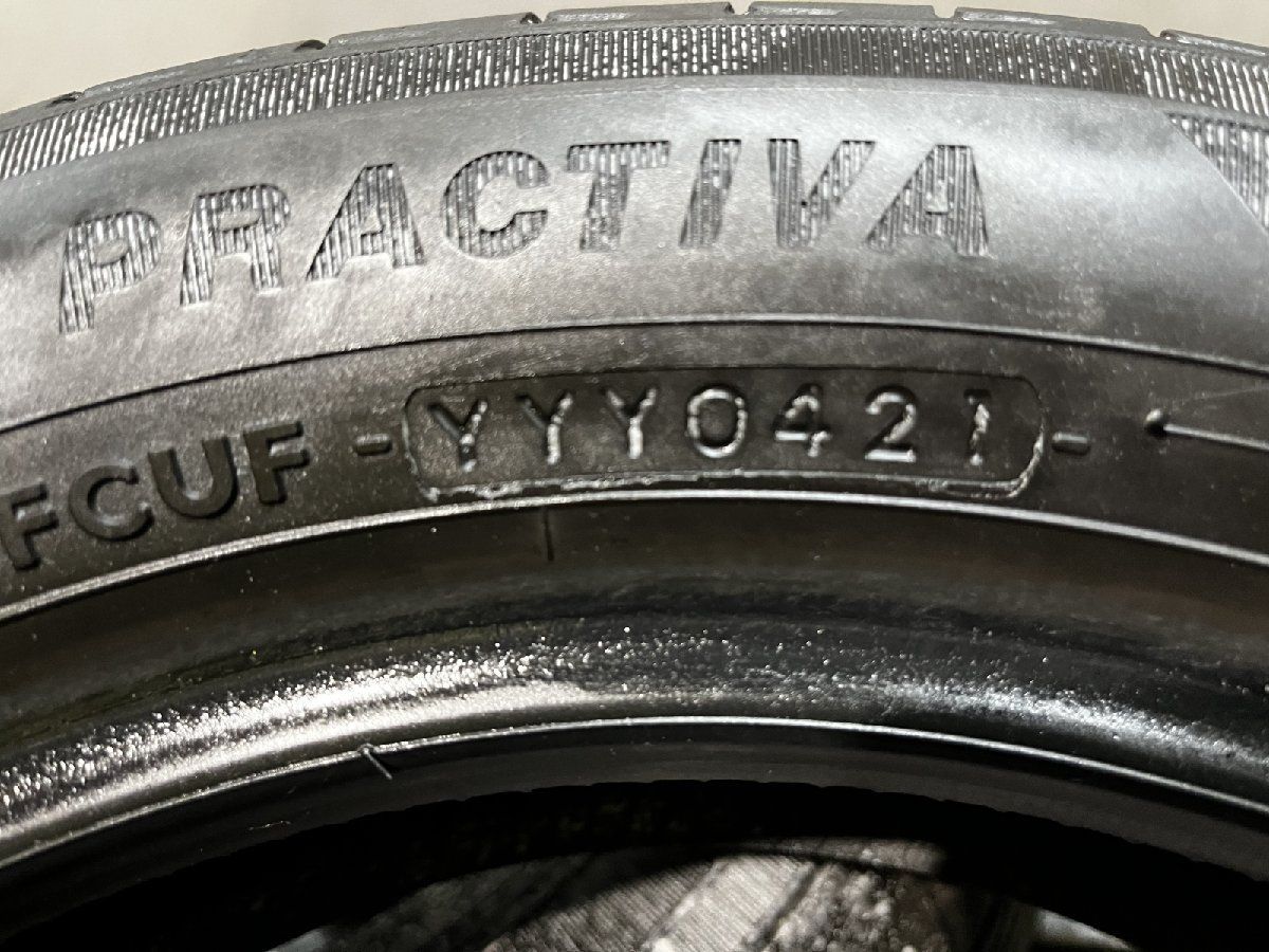 走行短め PRACTIVA 155/65R13 13インチ 夏タイヤ 4本 23年製 モコ