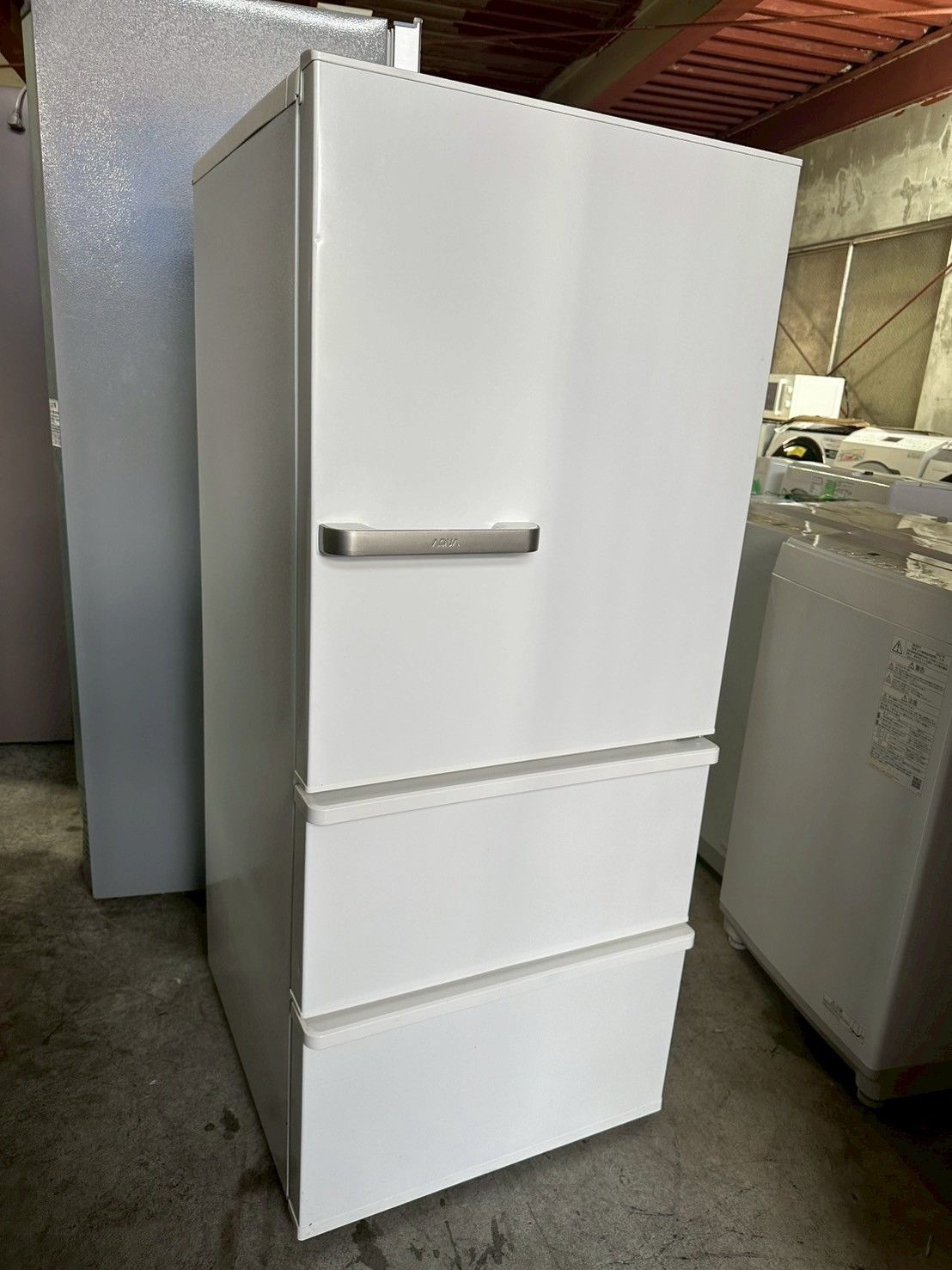 ☆AQUA アクア 3枚冷蔵庫 AQR-27K 21年製 冷蔵庫 ブライトシルバー AQR