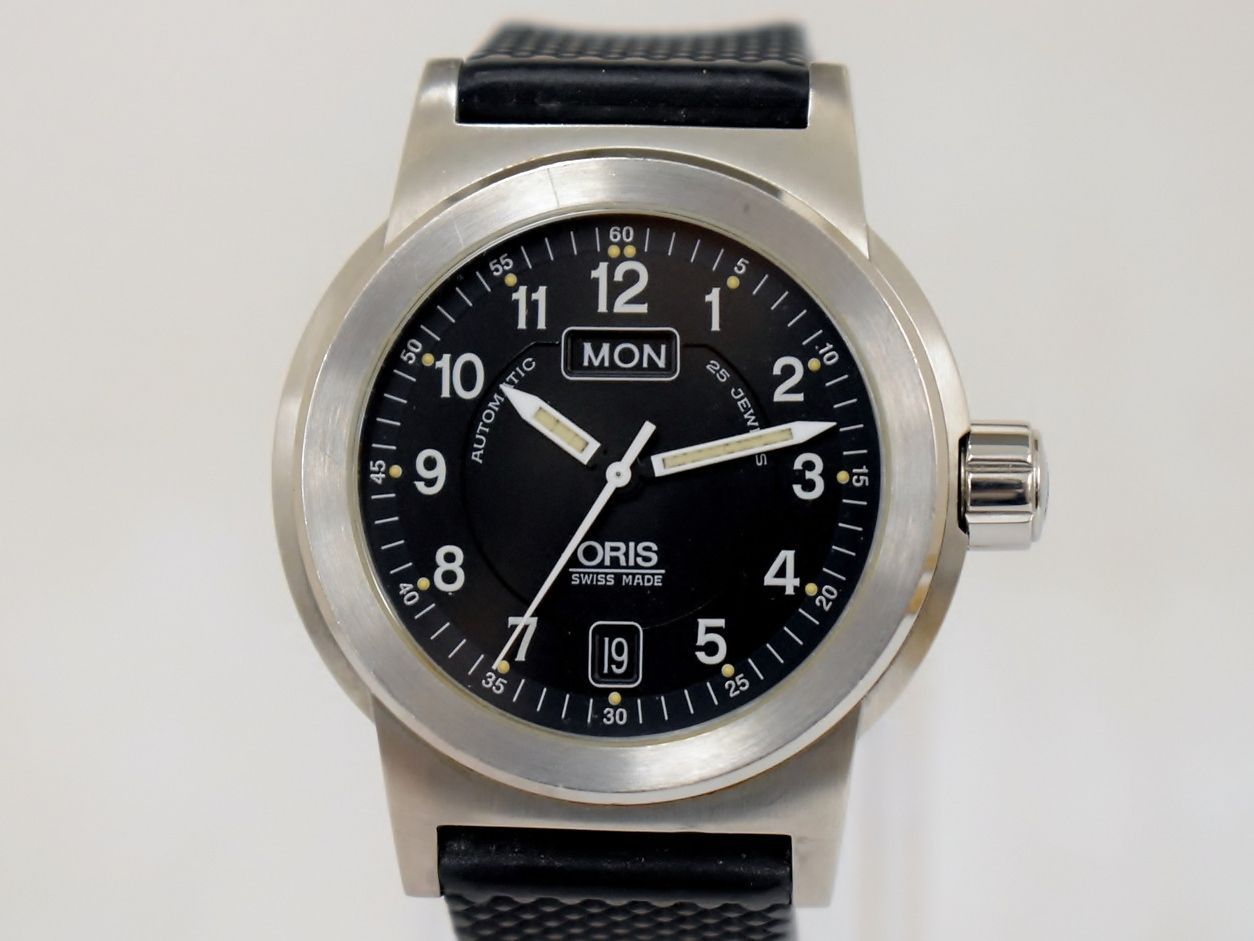 【可動品】オリスORIS ビッククラウン デイデイト 7500 BC3 40mm 楽天市場】☆箱・保証書付き【ORIS】オリス ビッグクラウン デイデイト