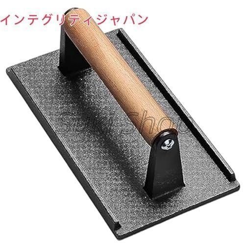 ミートプレス 肉 : 丸型 ベーコンプレス 鋳物 丸型ミートプレス ハンバーガープレス 食肉プレス ミート 鋳物ミートプレス 海鮮 プレス | グリルプレス ミートプレス(鍋・フライパン|キッチン用品・食器・調理