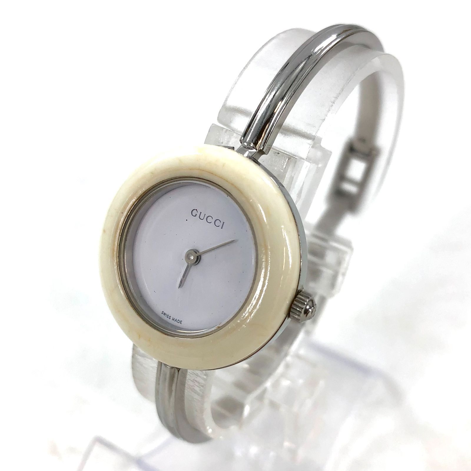 GUCCI グッチ チェンジベゼル 11/12.2L レディース腕時計 SS/QZ 稼働