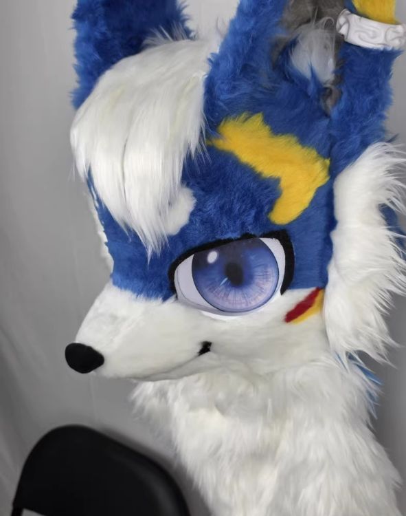 ファースーツ 着ぐるみセット NO.79 ミントグリーン キツネ ケモノ