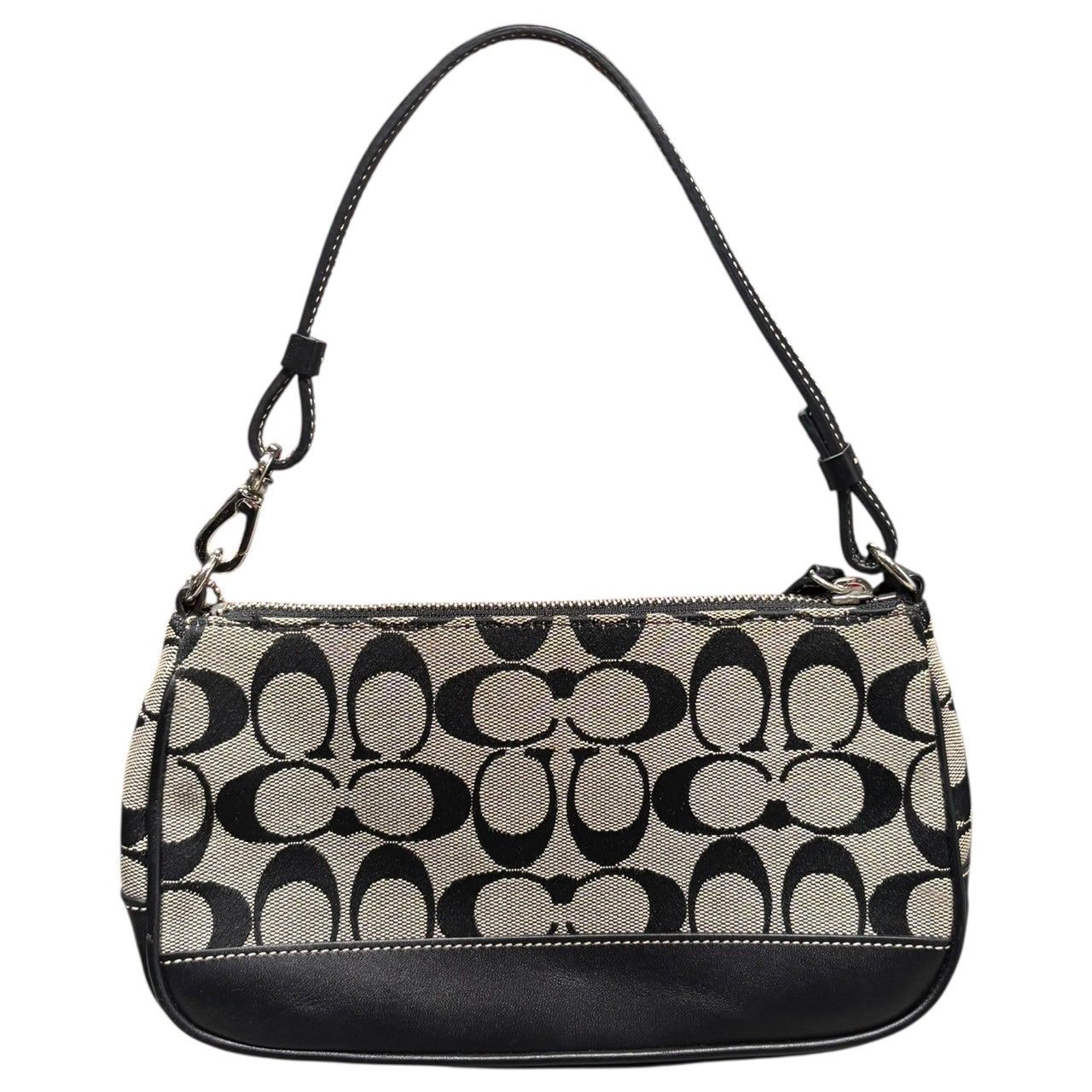 COACH(コーチ) Signature Canvas Accessory Pouch シグネチャー 