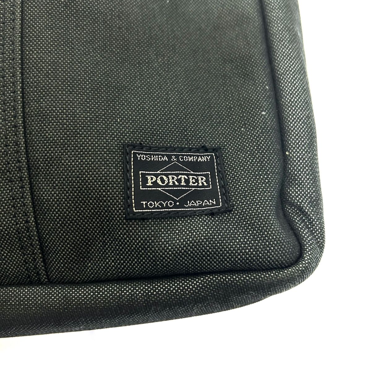 PORTER/吉田(ポーター) ハンドバッグ美品  - ダークグレー キャンバス