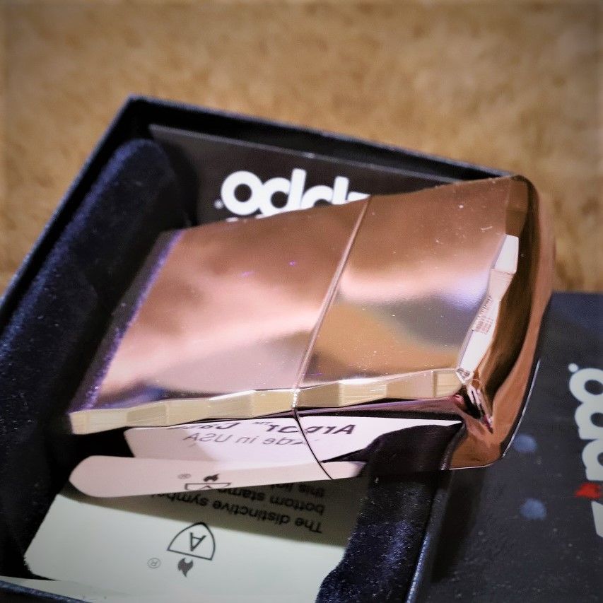 Armor ZIPPO アーマー ジッポー シャインレイ ピンク 桃 コーナー 