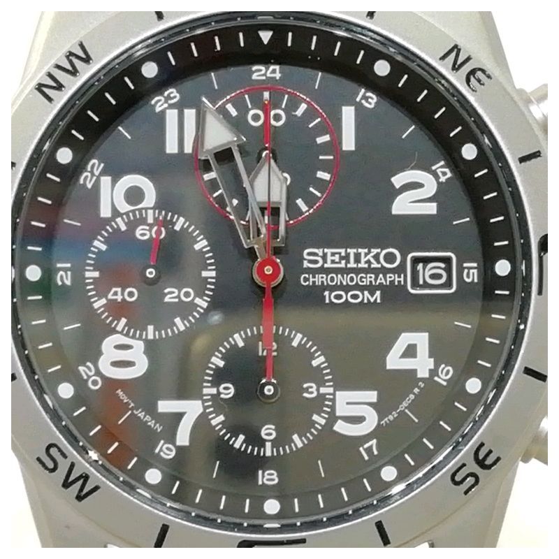 中古】セイコー 7T92-0DX0 メンズ クォーツ クロノグラフ SND399P