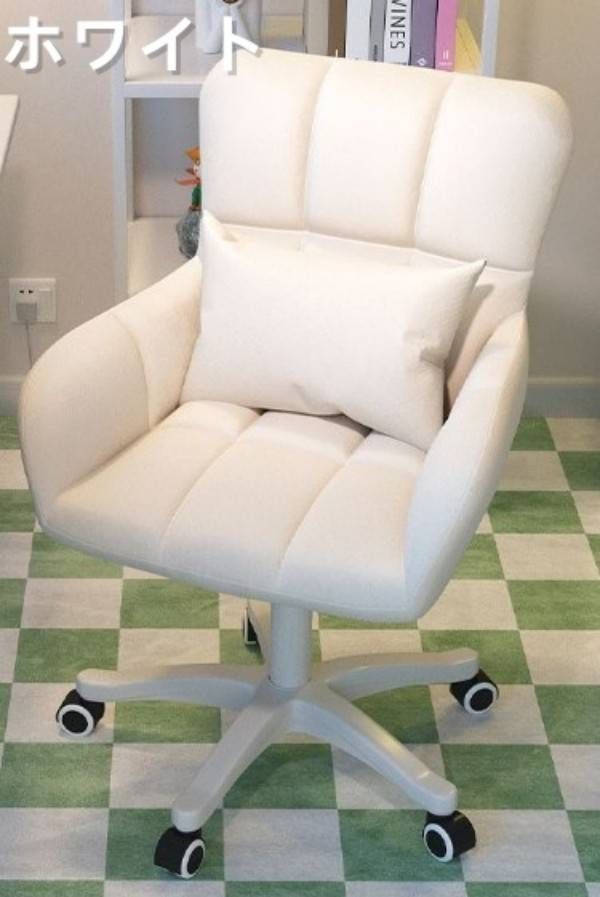 新品未使用 オフィスチェア 回転チェア コンピュータチェア フットレスト付 事務用椅子 家庭用　/26024 ☆新品未使用コンピューターチェアホーム りがちな背もたれ