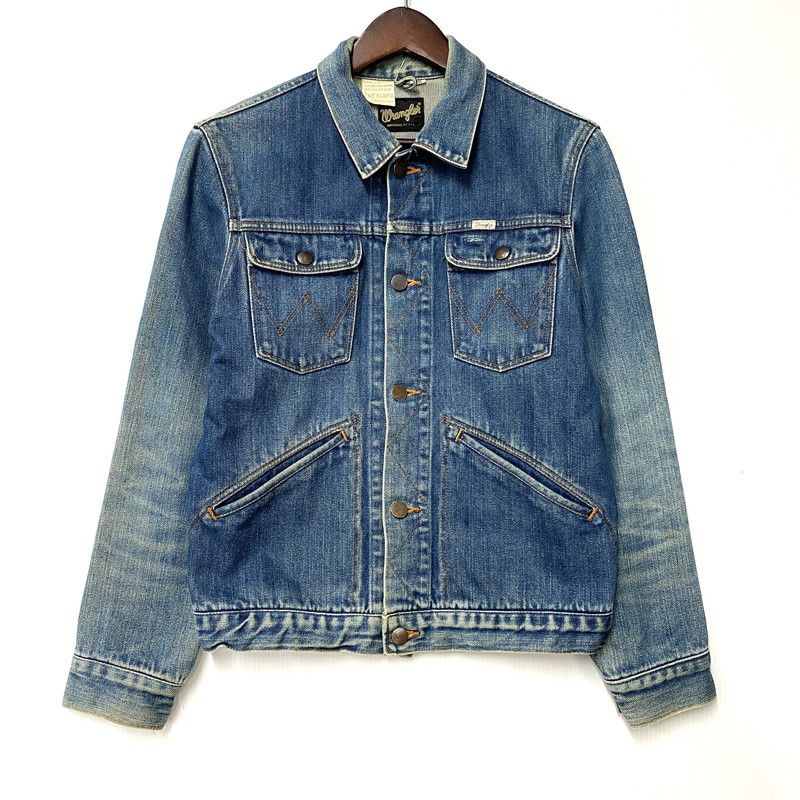 【大特価!!】 中古品】Wrangler JACKET WESTERN DENIM BROKEN 14OZ ラングラー ジャケット・アウター