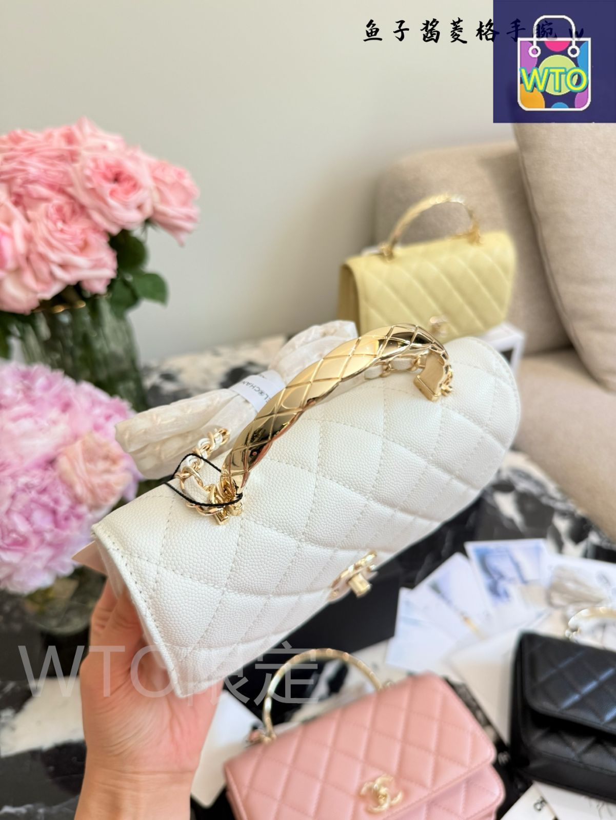 コットン柔らか質感♡【CHANEL】新作 ココビーチ キャップ キャップ - コットン & ミックス ファイバー、ブラック