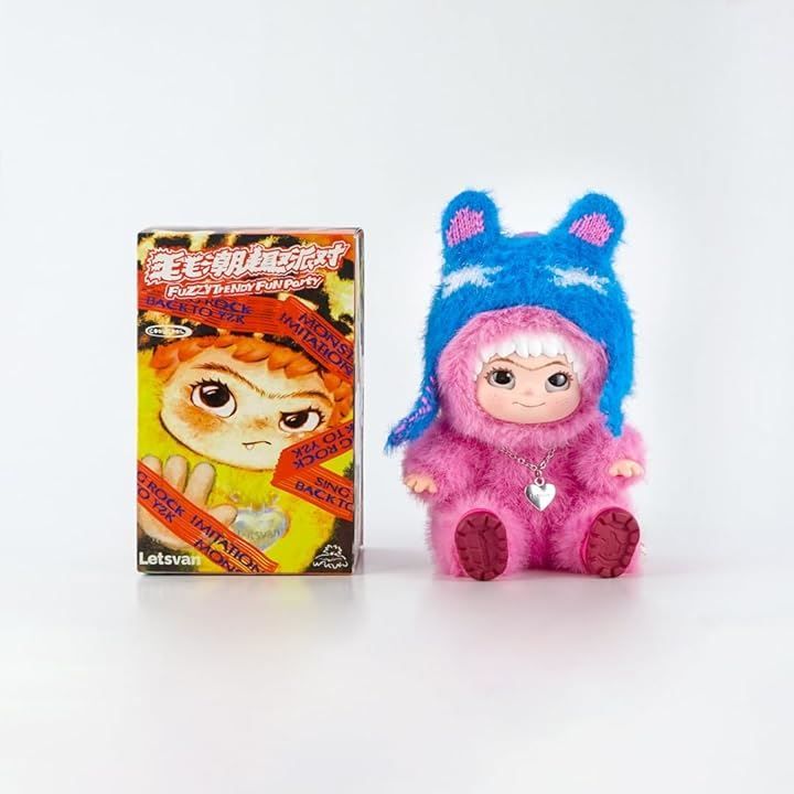 Rock The Universe バニーヴィニールぬいぐるみ 12個セット ハシートップイン(Hashy TOPIN) ワクク WAKUKUバラ 1パック箱入り