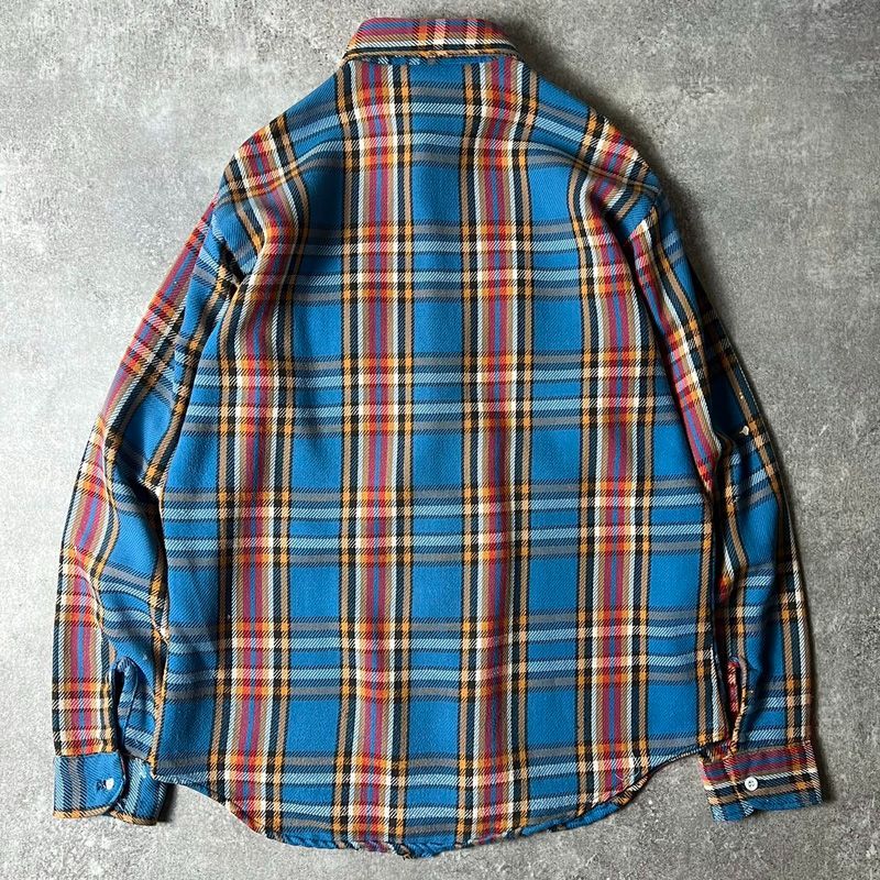 【70s】BIGMACビッグマック ヘビーフランネルシャツ ヘビネル M 70s】BIGMACビッグマック ヘビーフランネルシャツ ヘビネル
