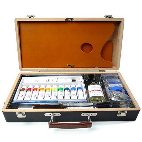 クサカベ 油絵具一式 木箱セット OW