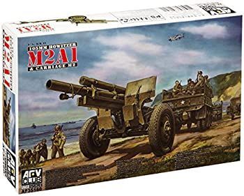 【】【非常に良い】AFVクラブ 1/35 米軍 105mmホイッツアーM2A1(第2次大戦Ver) プラモデル