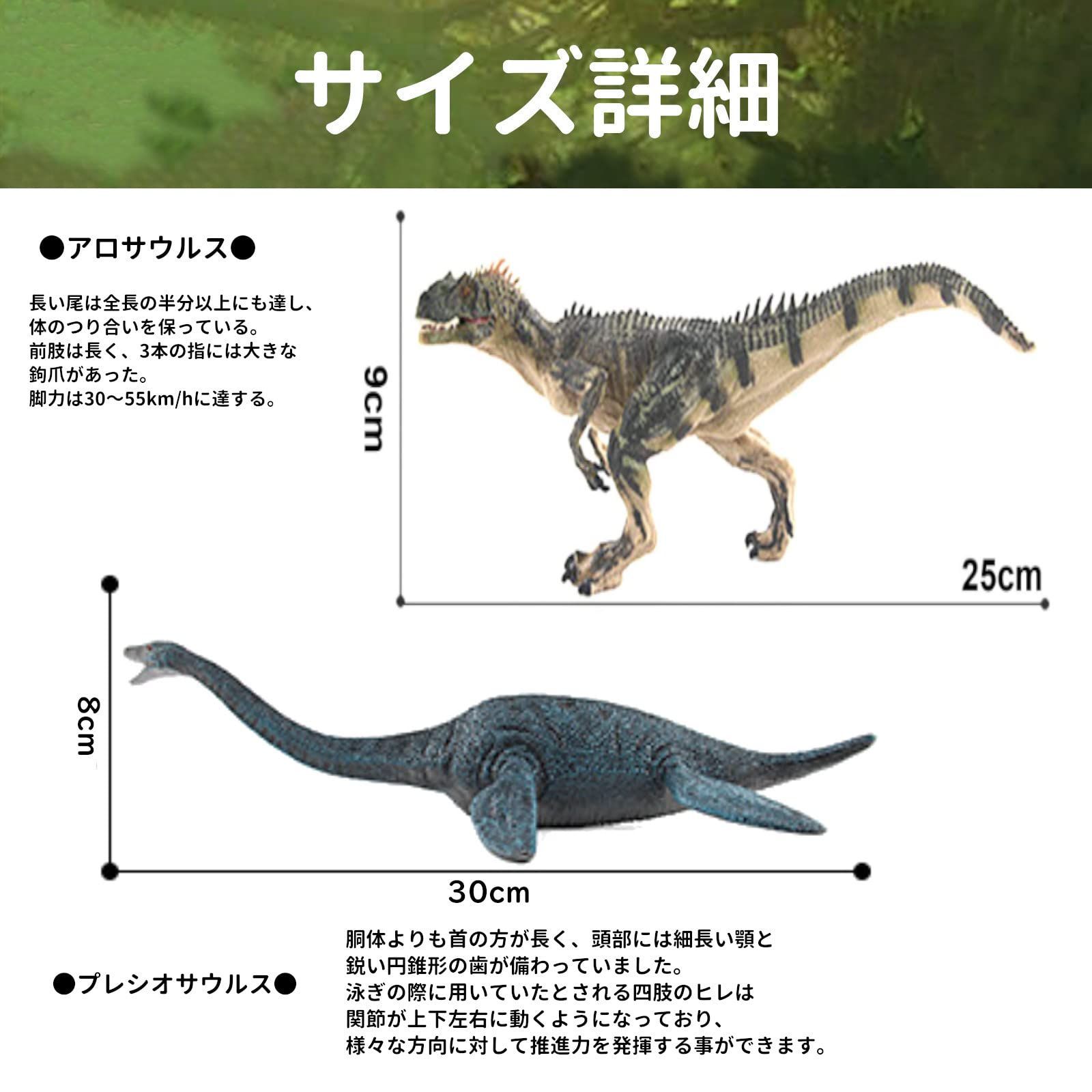 UTST 恐竜 フィギュア セット アロサウルス フィギュア プレシオ