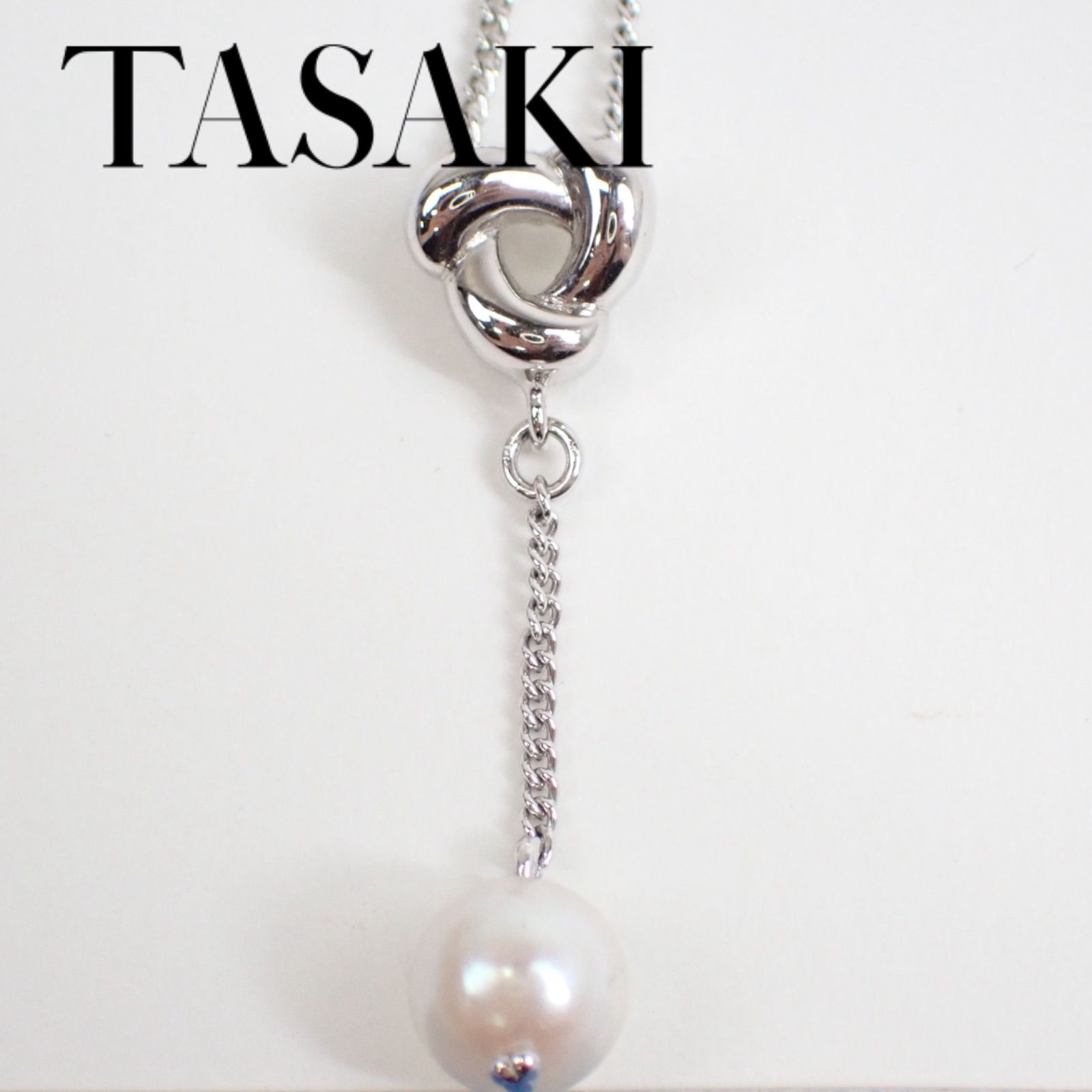 田崎ホワイト真珠のペンダントネックレス TASAKI - タサキ 田崎真珠 TASAKI ネックレス ホワイト パール