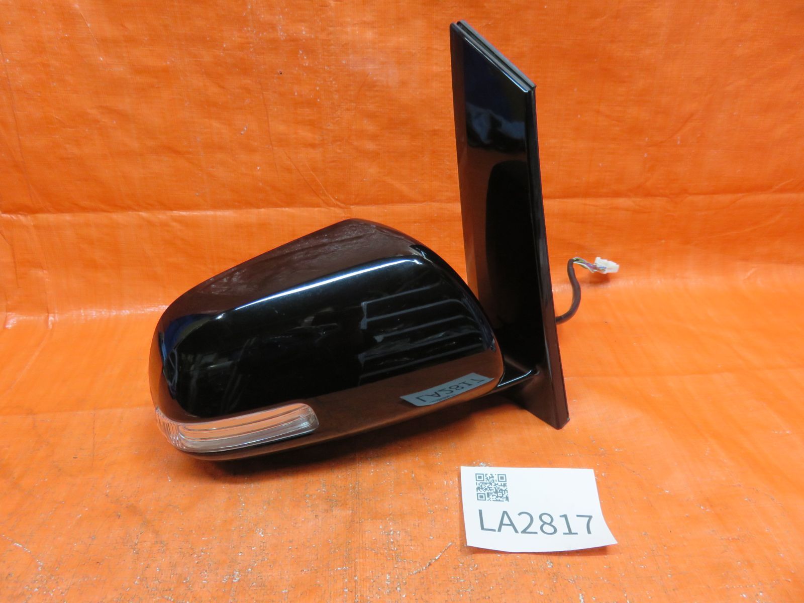 LA2817*動作OK アルファード GGH20W (右) ドアミラー/運転席 サイドミラー/ウィンカー付/純正 黒202 /ANH20W ANH25W GGH25W ヴェルファイア