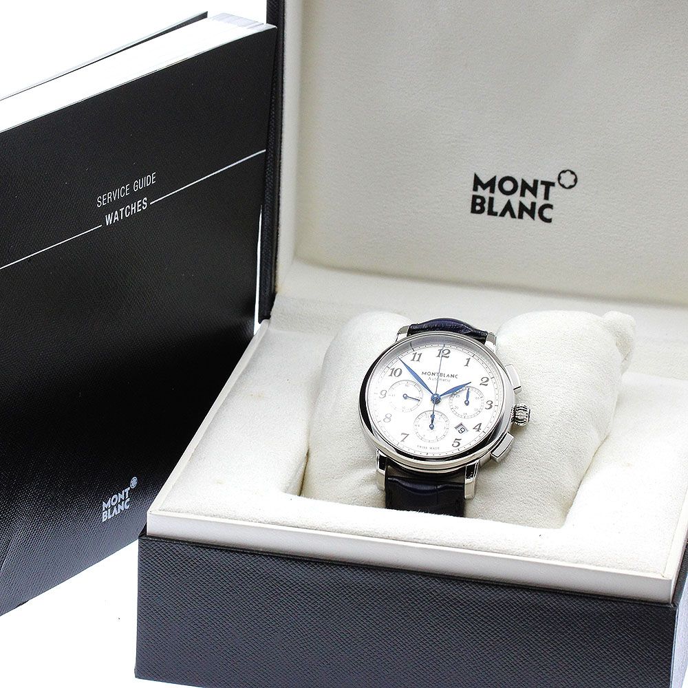 モンブラン MONTBLANC 118514 スター レガシー クロノグラフ 自動巻き メンズ内箱 保証書付き_912436