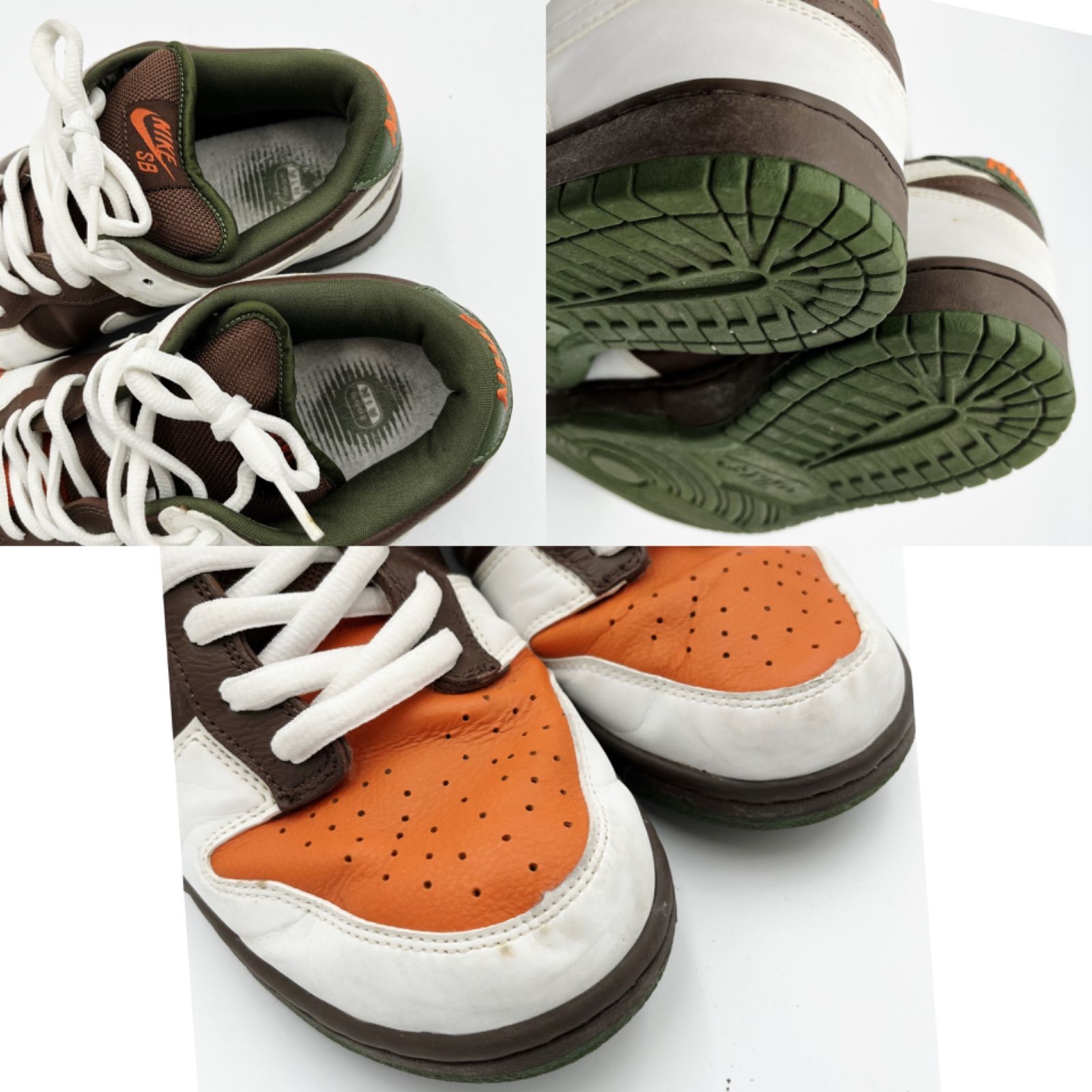 NIKE SB ナイキエスビー DUNK LOW PRO SB OOMPA LOOMPA ダンク プロ エスビー ウンパルンパ ローカット スニーカー  ホワイト ブラウン 304292-228 US9.5 27.5cm SM-17