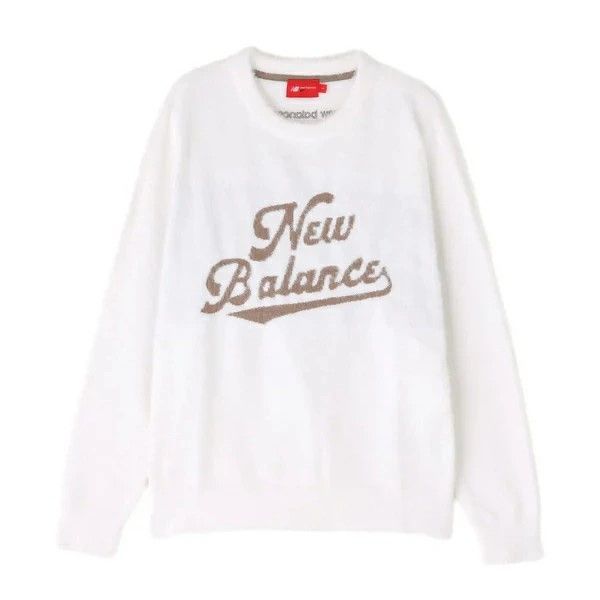 Ld ニューバランス ゴルフ レディース ニット プルオーバー クルーネック 長袖 new balance GOLF NB セーター ホワイト 葛西店