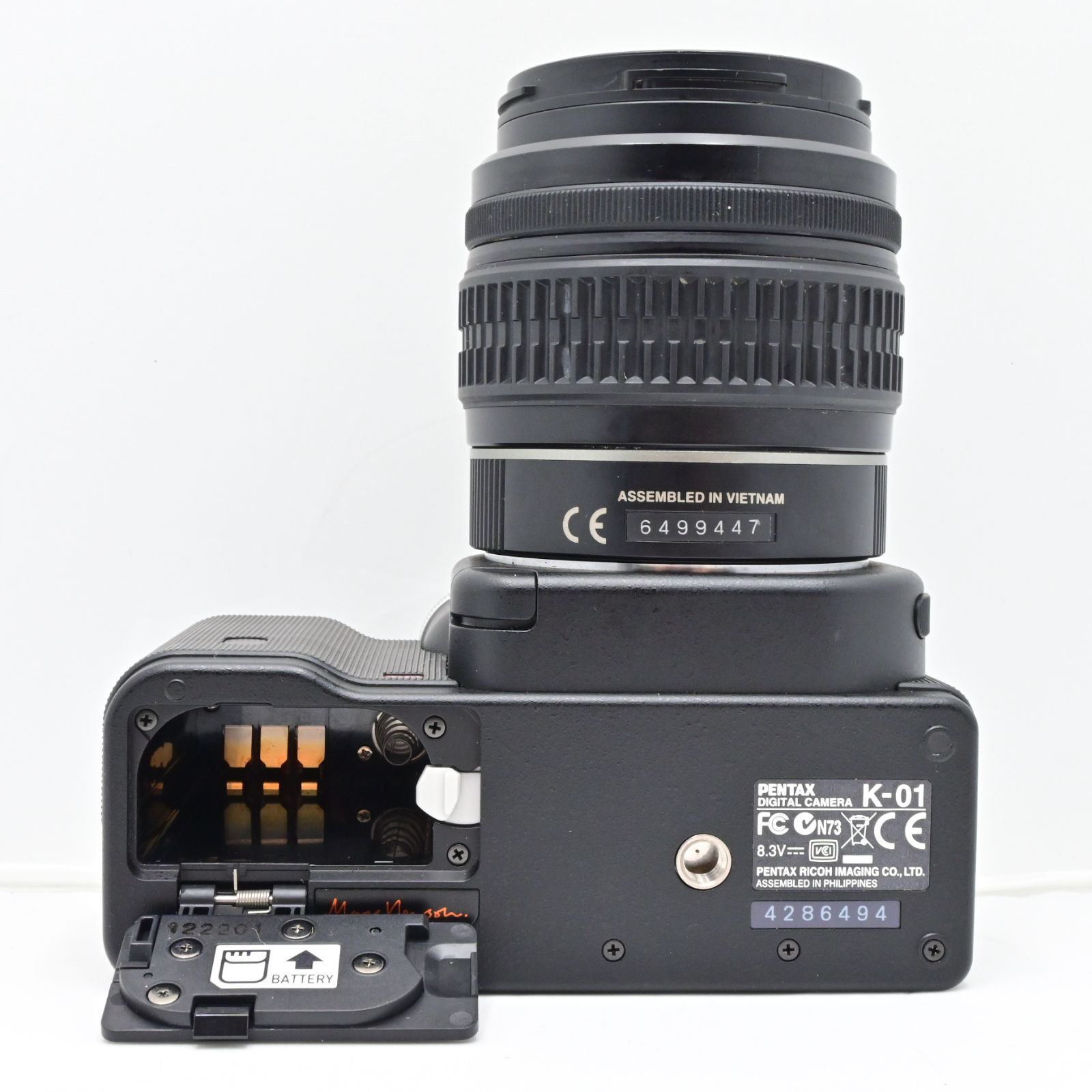 中古】PENTAX ミラーレス一眼カメラ K-01ダブルズームレンズ 中古】PENTAX ミラーレス一眼カメラ K-01ダブルズームレンズ