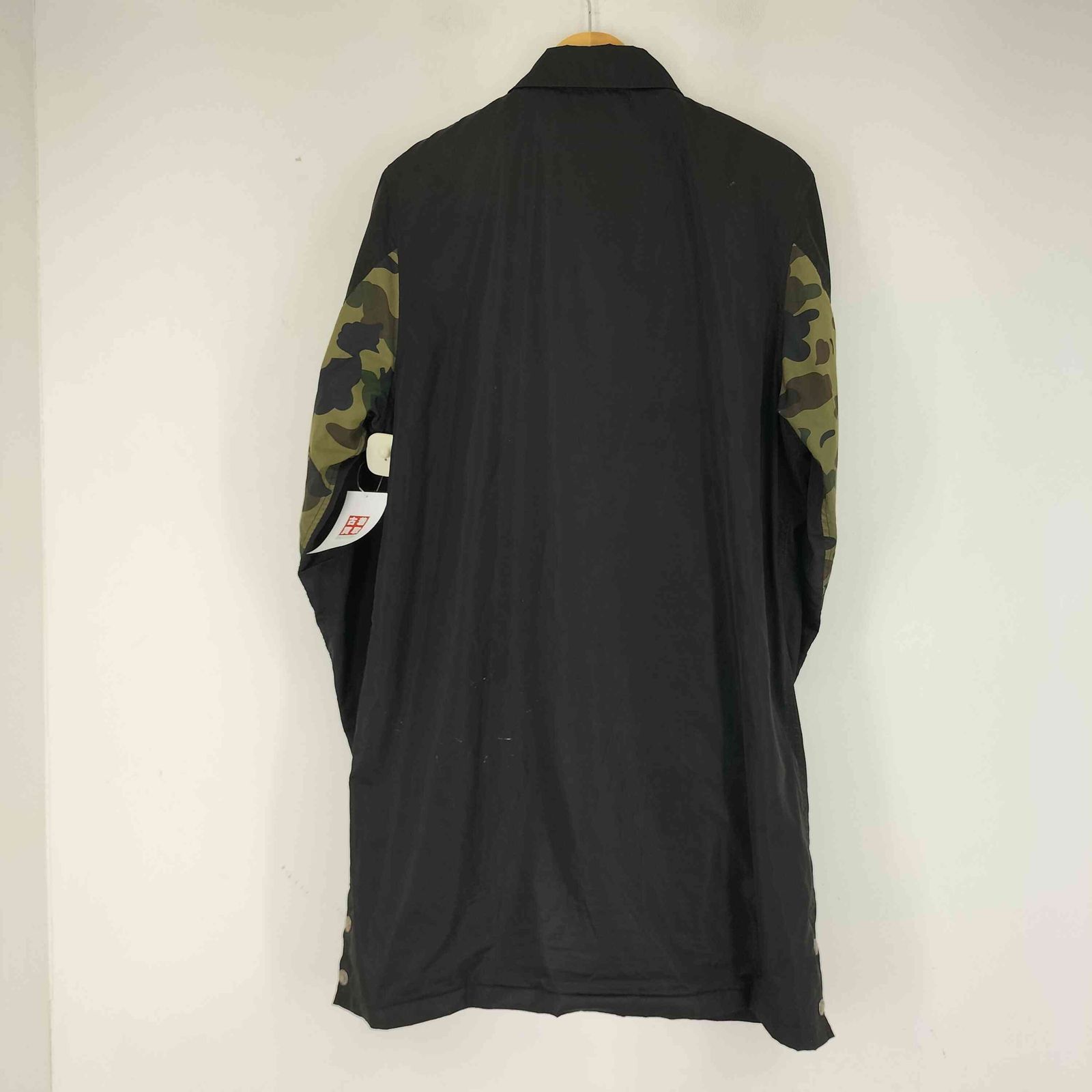 エイプ　ロング丈コーチジャケット アベイシングエイプ A BATHING APE ロング丈 ナイロン コーチ