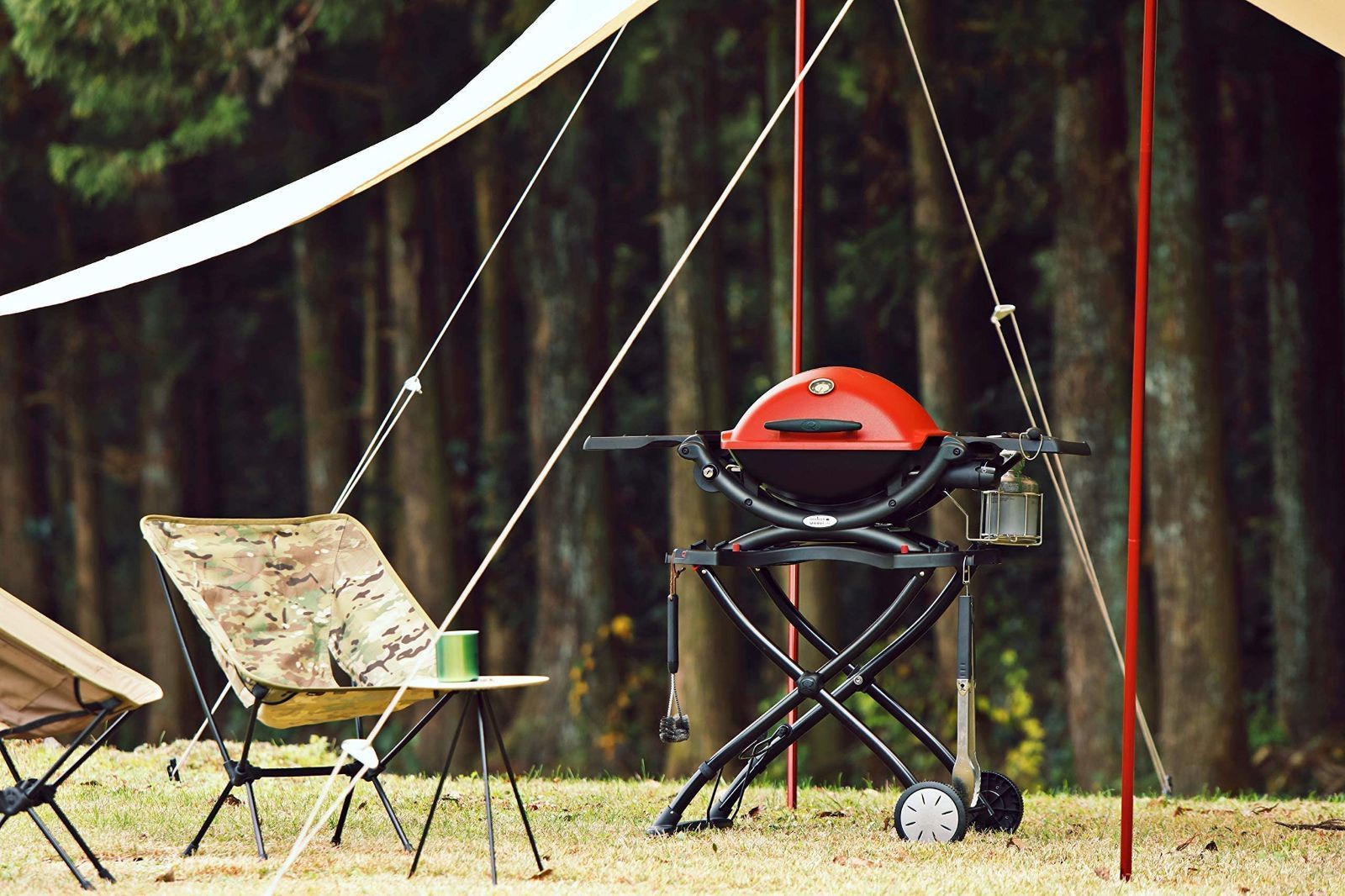 バーベキュー コンロ BBQ グリル Qポータブルカート ウェーバー(Weber