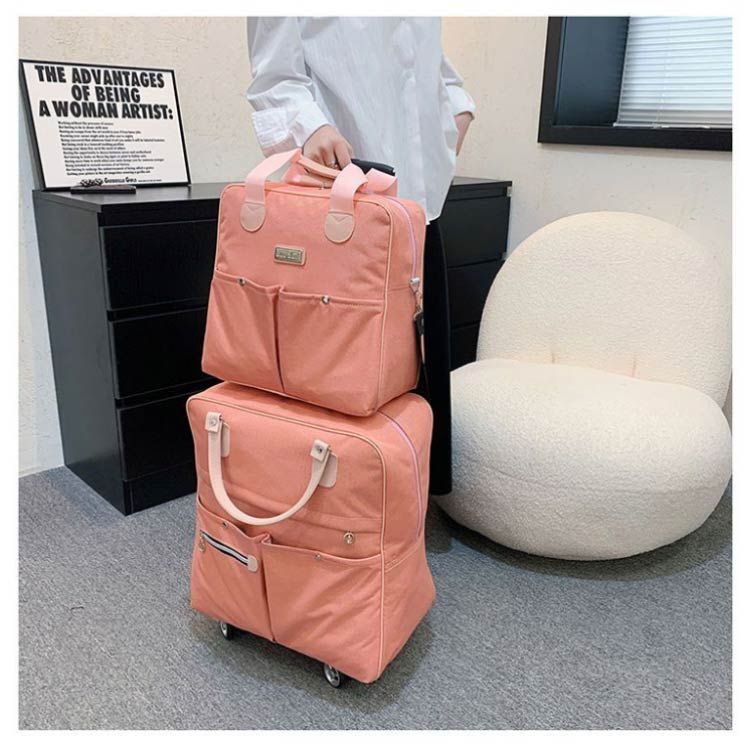 週末限定値下げ　海外旅行OK キャスター＆リュック対応、取り外し外出用リュック付 楽天市場】リュック 2点セット スーツケース キャスター付き 4輪