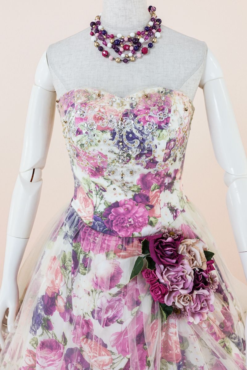 フォーマルドレス》販売 クラレナの ネックレス イヤリング付き Aya na  