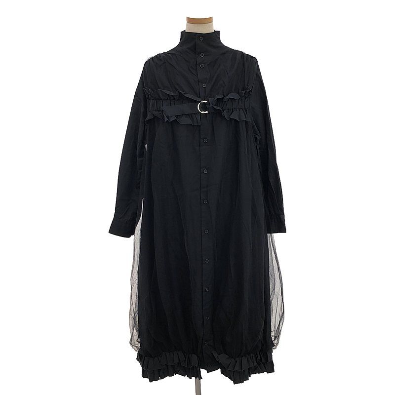 美品】 noir kei ninomiya / ノワールケイニノミヤ | 2022SS | アジャスター チュール レイヤード ドレスワンピース |  XS | ブラック | レディース - メルカリ