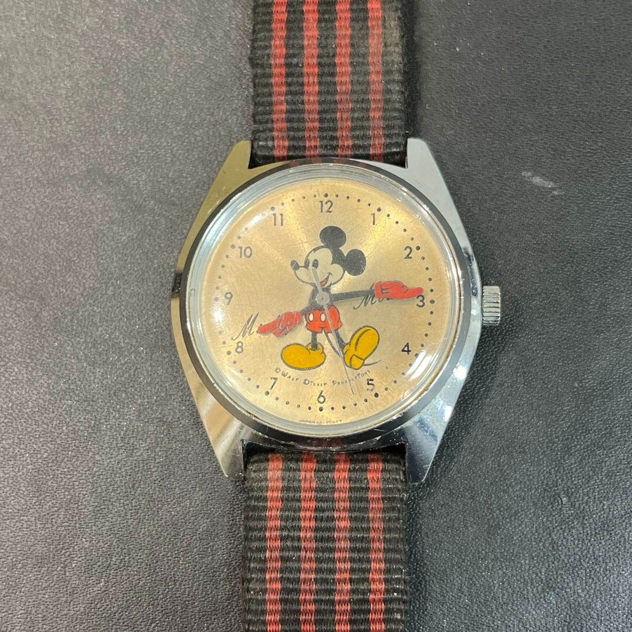 ミッキーの手 Disney】べっ甲柄 ミッキー ウォッチ Mickey 腕時計 | □apparel